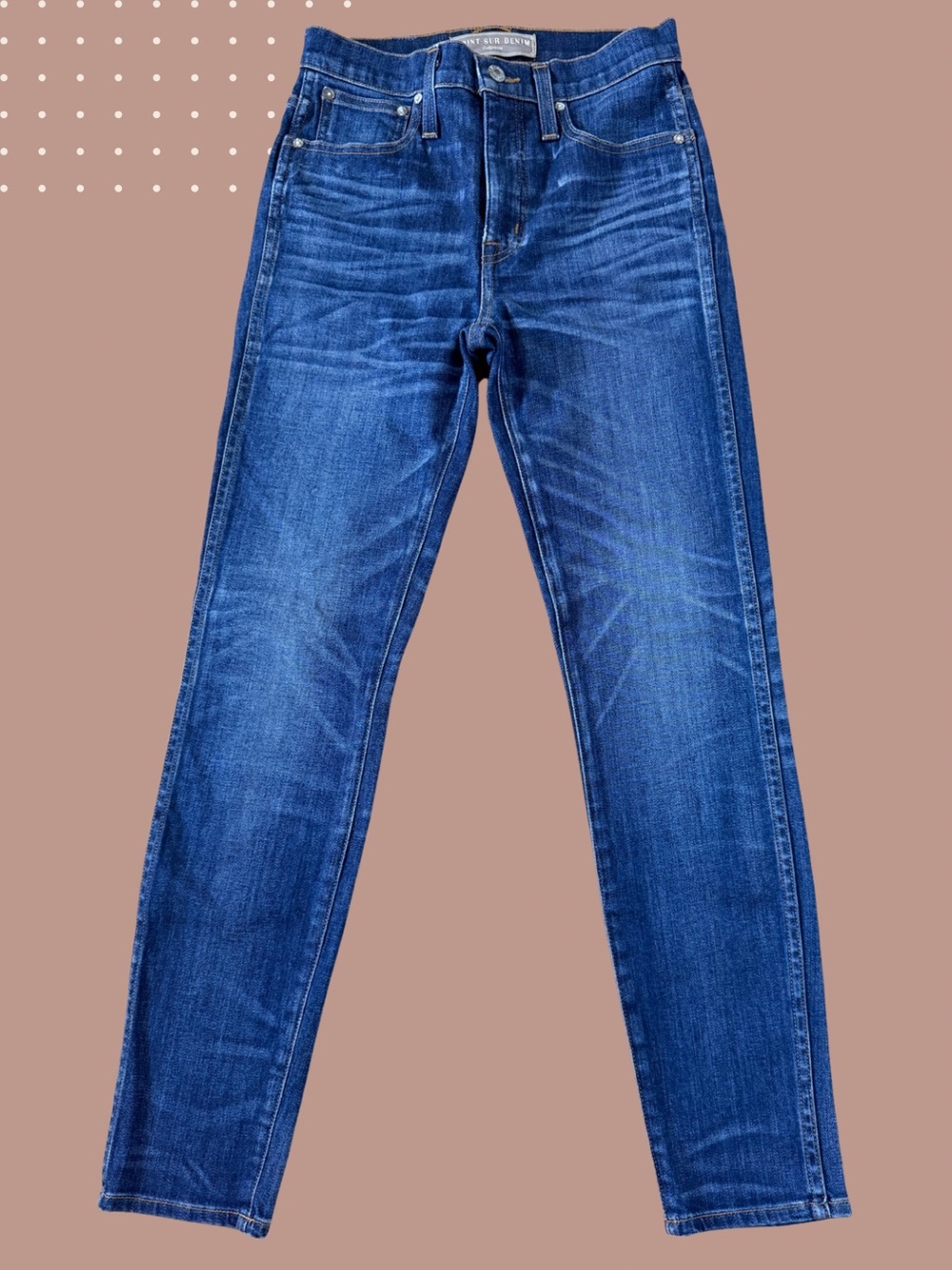 J.Crew Point Sur Denim Hightower Skinny Jeans Size 25 Dark Wash High Rise